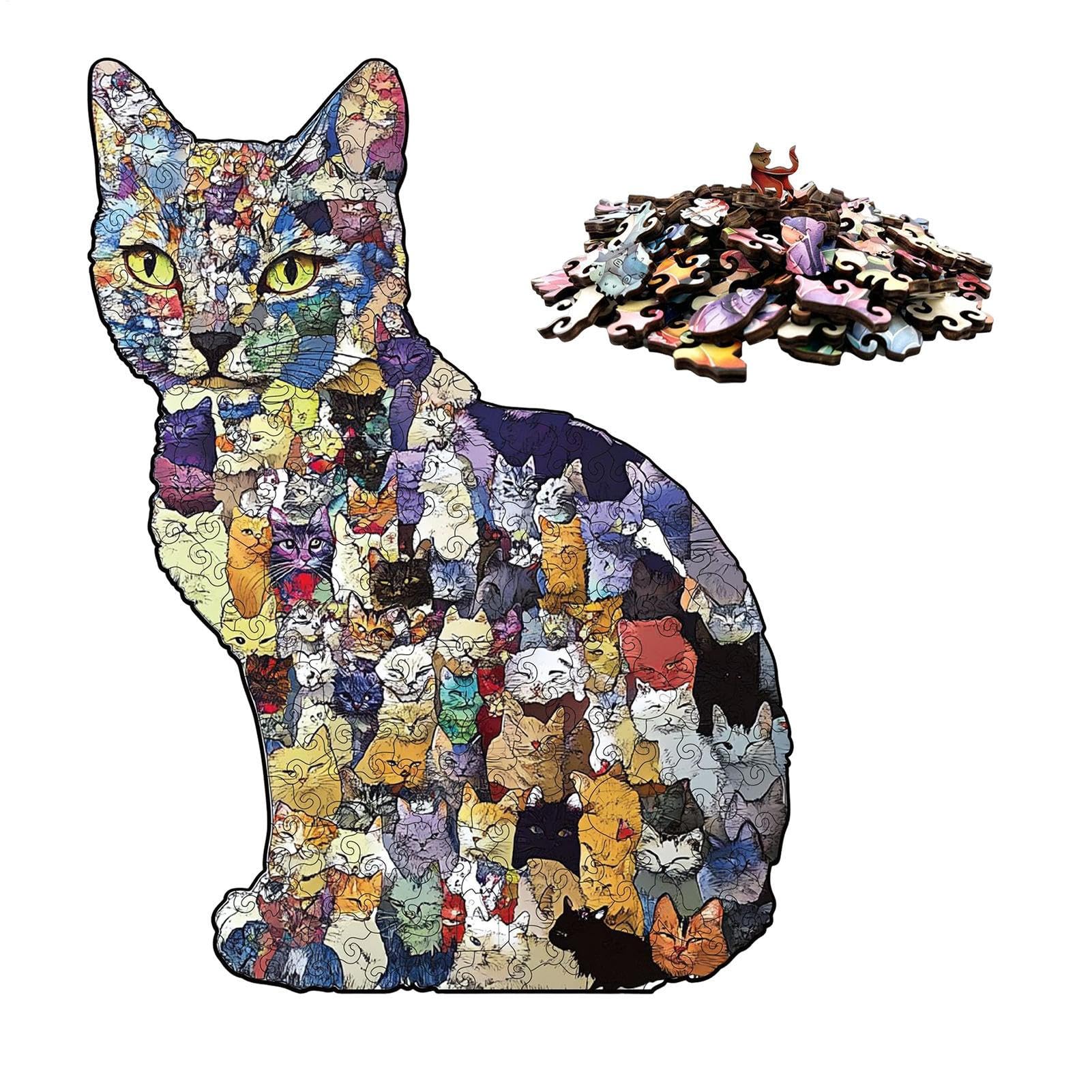 Puzzle De Madera 183 Piezas En Forma De Animal