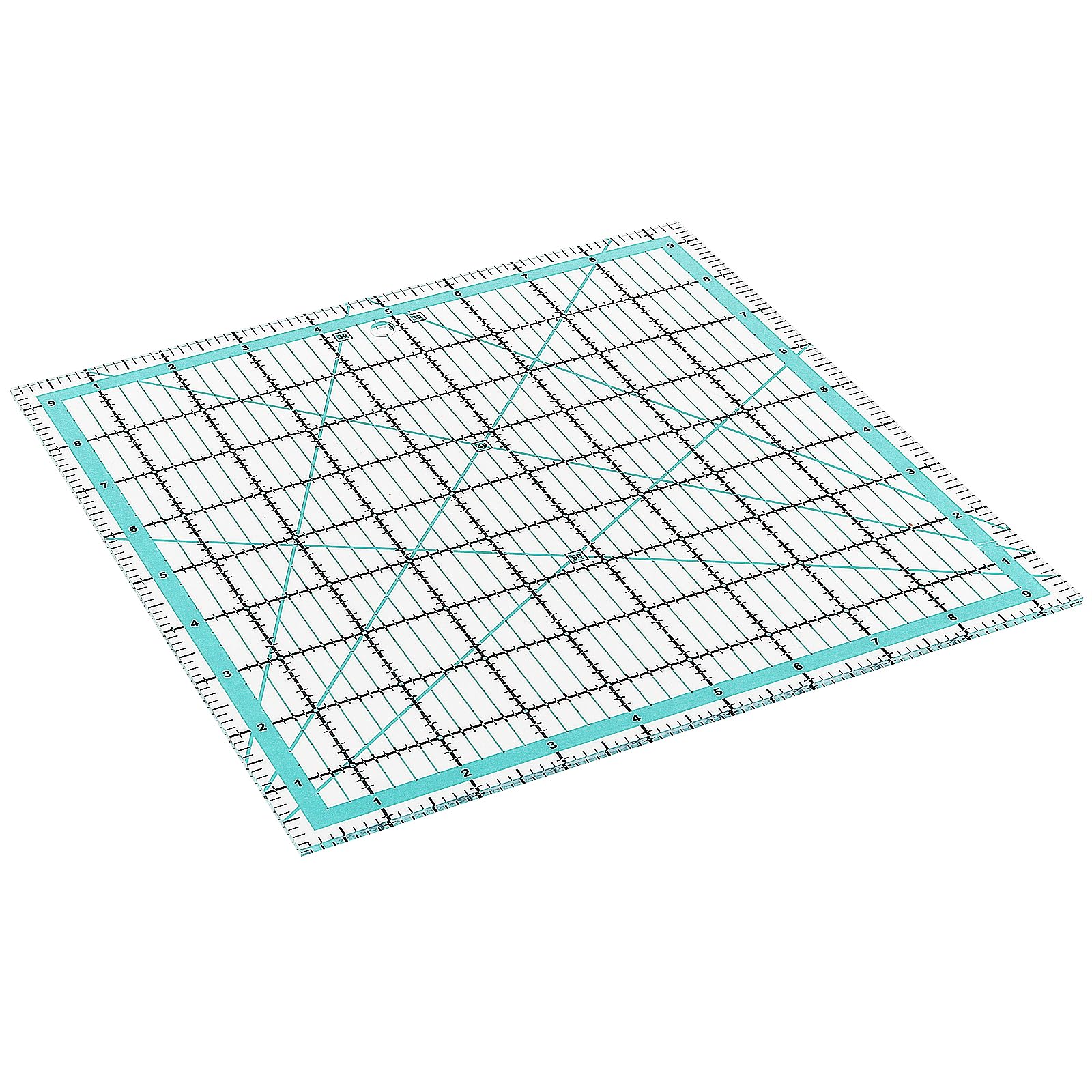 UNGFEI 4 PCS 4 Sizes Blue Square Quilting Rulers, Acrylic Sewing Ruler Square, Patchwork Ruler for DIY Crafts ?(4.5", 6", 9.5", 12.5") - Image 4