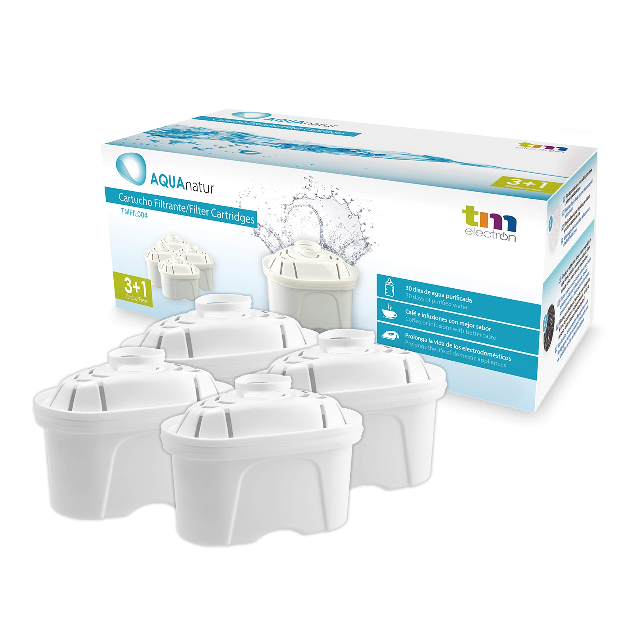 TM Electron TMFIL106+ Pack de 6 a 12 Meses de Filtros de Agua, Compatibles con las Jarras Maxtra y Maxtra+, 6 Unidades — view 14