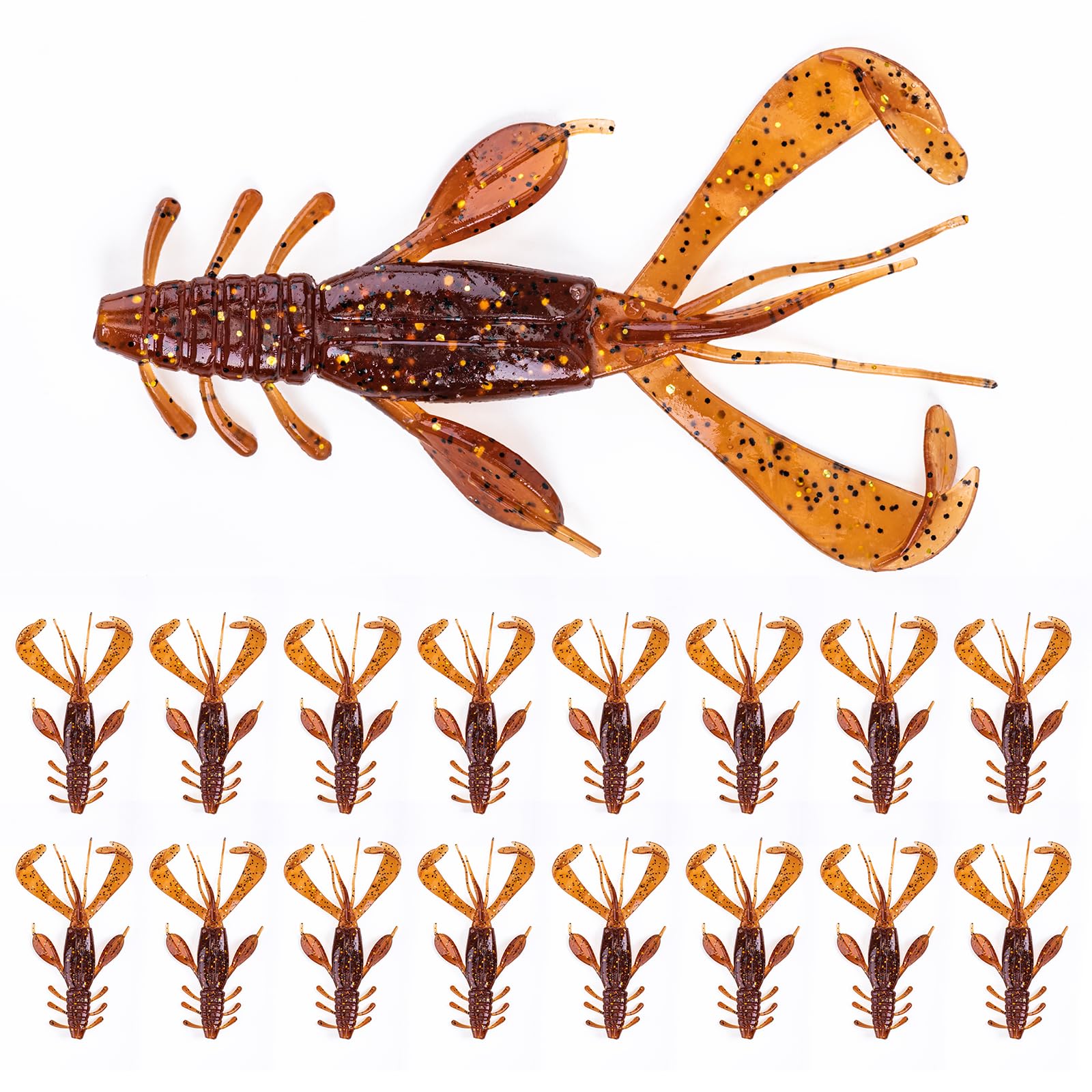 Amazon.co.jp: ワーム クローワーム ザリガニ クロー 3.9インチ 10cm