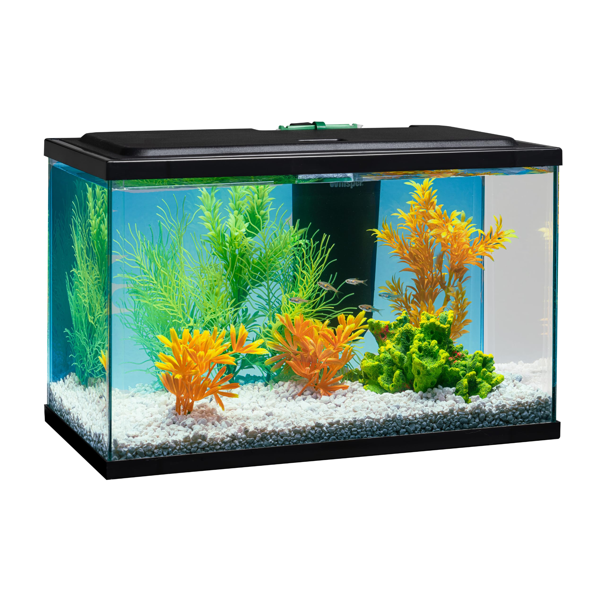 Tetra Acuario de Cristal de 5.5 galones, pecera Rectangular