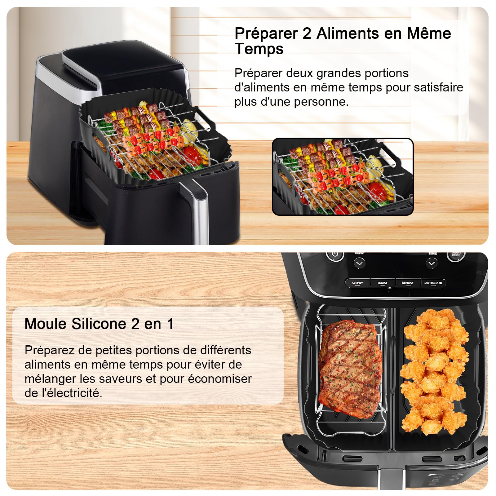 Accessoires Air Fryer pour Ninja MAX PRO, 6,2 L AF180EUCP / AF180EU