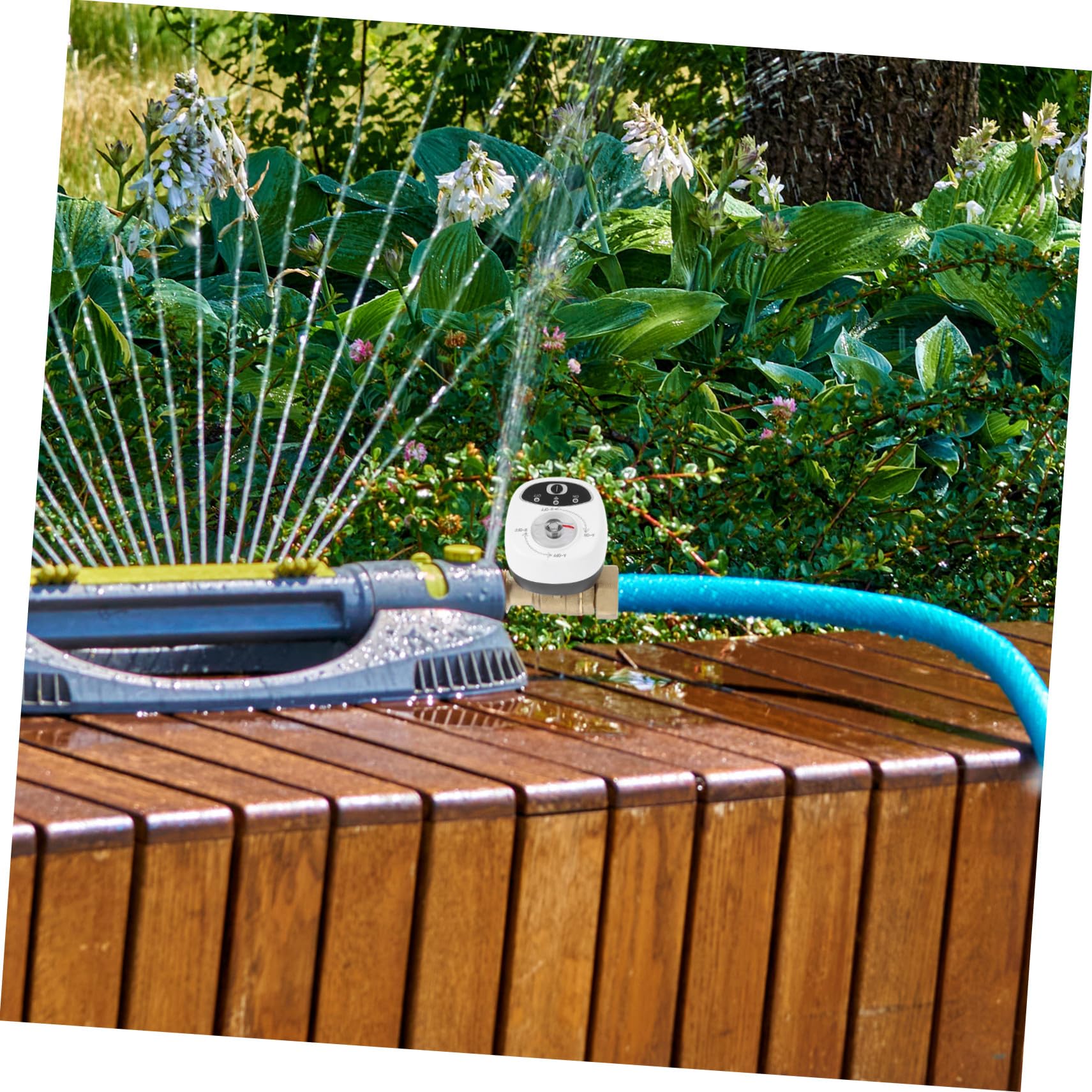 Kisangel Válvula De Agua Inteligente Wifi Herramienta De Corte De Agua Temporizador De Riego Para Jardín Válvula De Bola Automática Controlador De Riego Para Sistema De Jardín