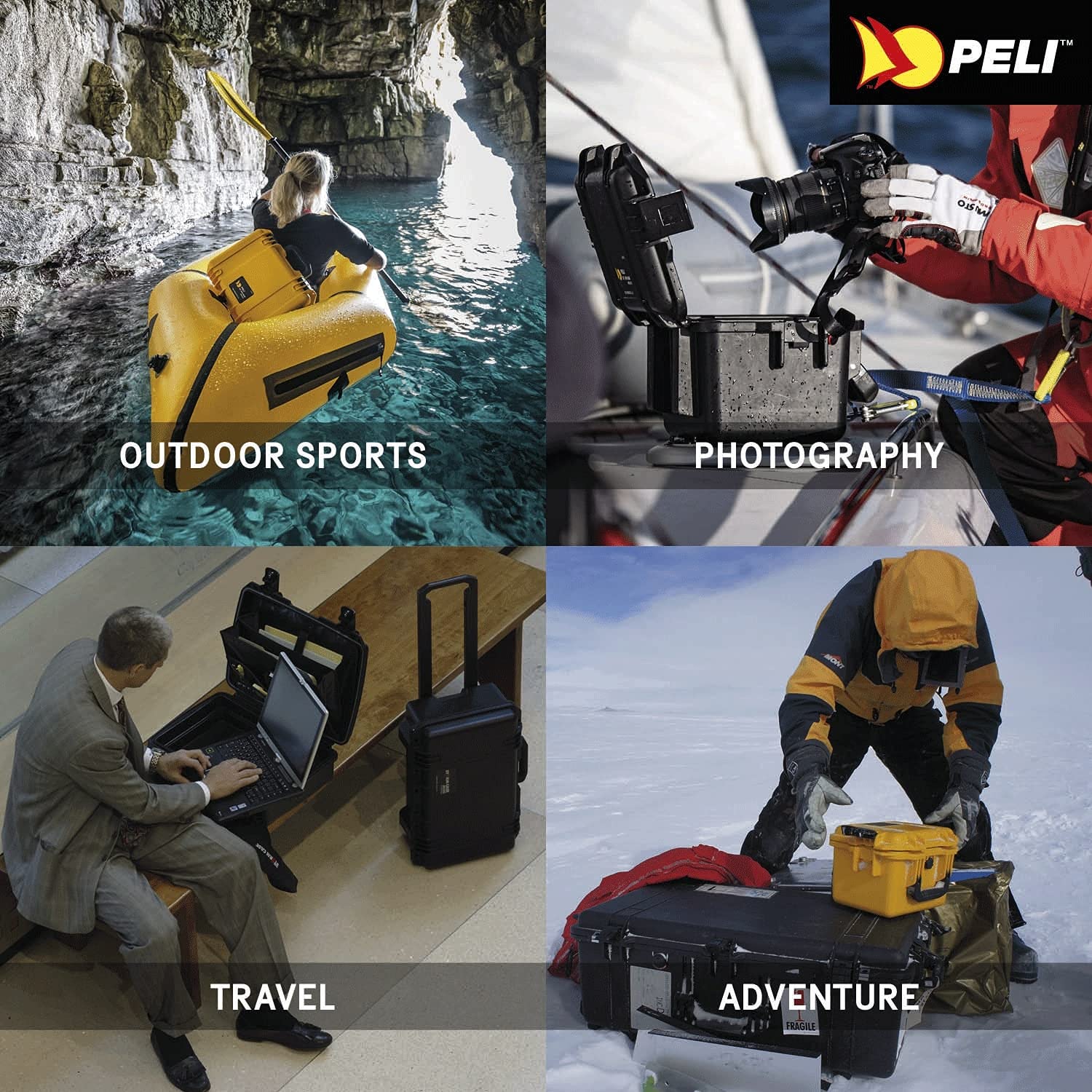 PELI Storm IM2700 Robuster Schutzkoffer, Wasser- und Staubdicht, 49L Volumen, Ohne Schaum, Schwarz