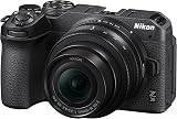 Nikon kit Z 30 + 16/50mm VR, Appareil Photo Hybride capteur DX (20,9 MP, 4K UHD 30p ou Full HD 120p, Rafale 11 i/s, écran Tactile orientable (câble USB de Type C fourni), Noir - 1