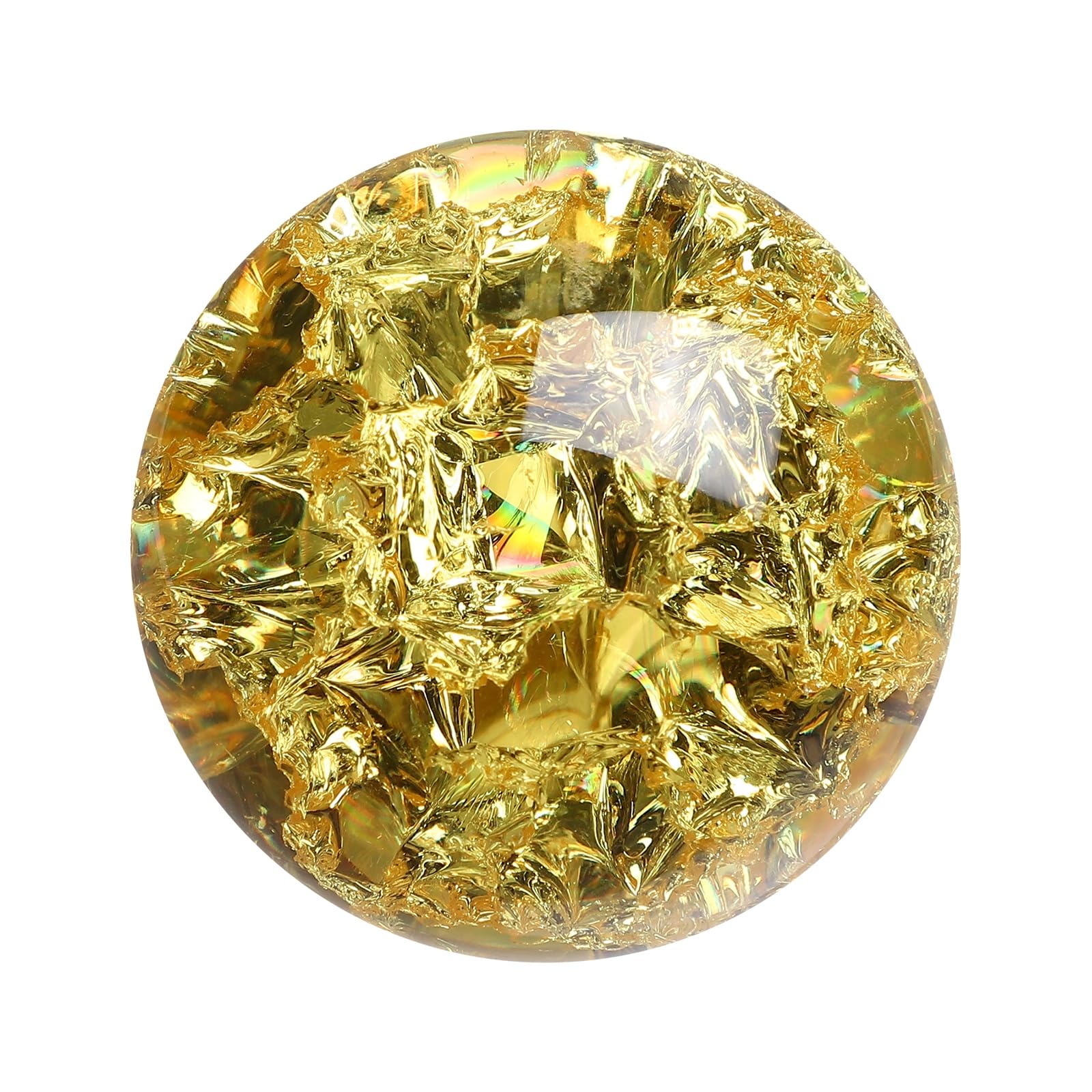 Boule de cristal jaune de 50 mm, le cadeau idéal pour amateurs de Feng Shui