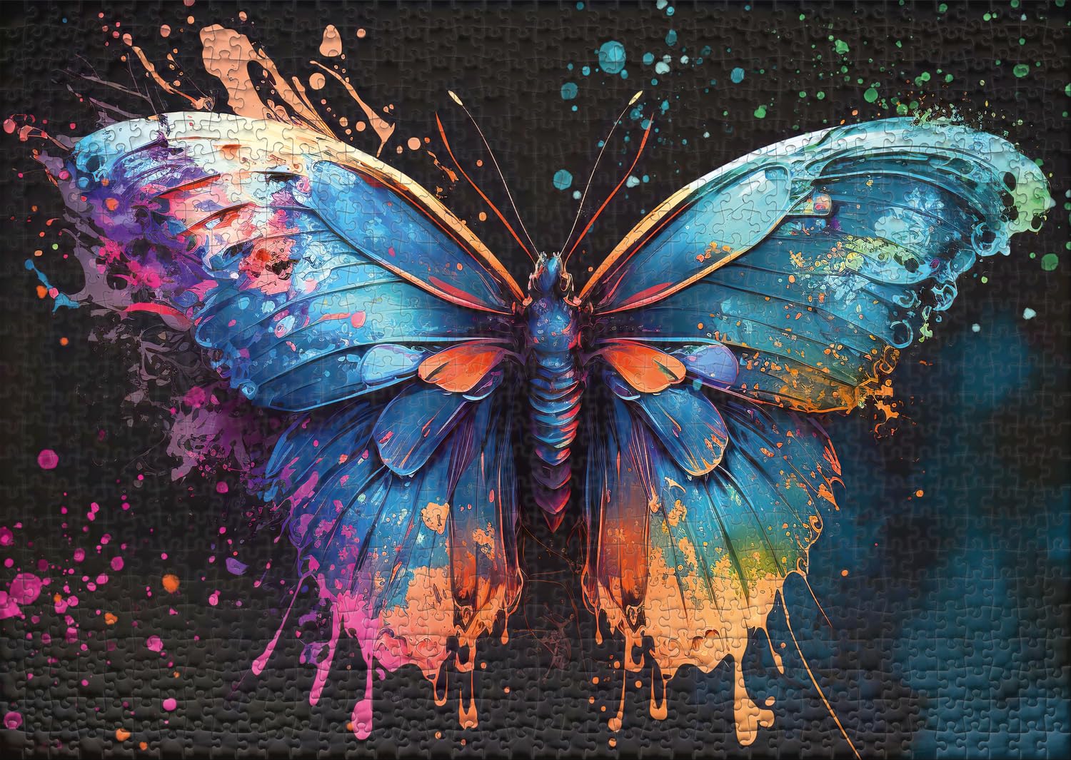 Ulmer Puzzleschmiede, Puzzle 1000 pieces ‘Magic Butterfly’ - Image 2