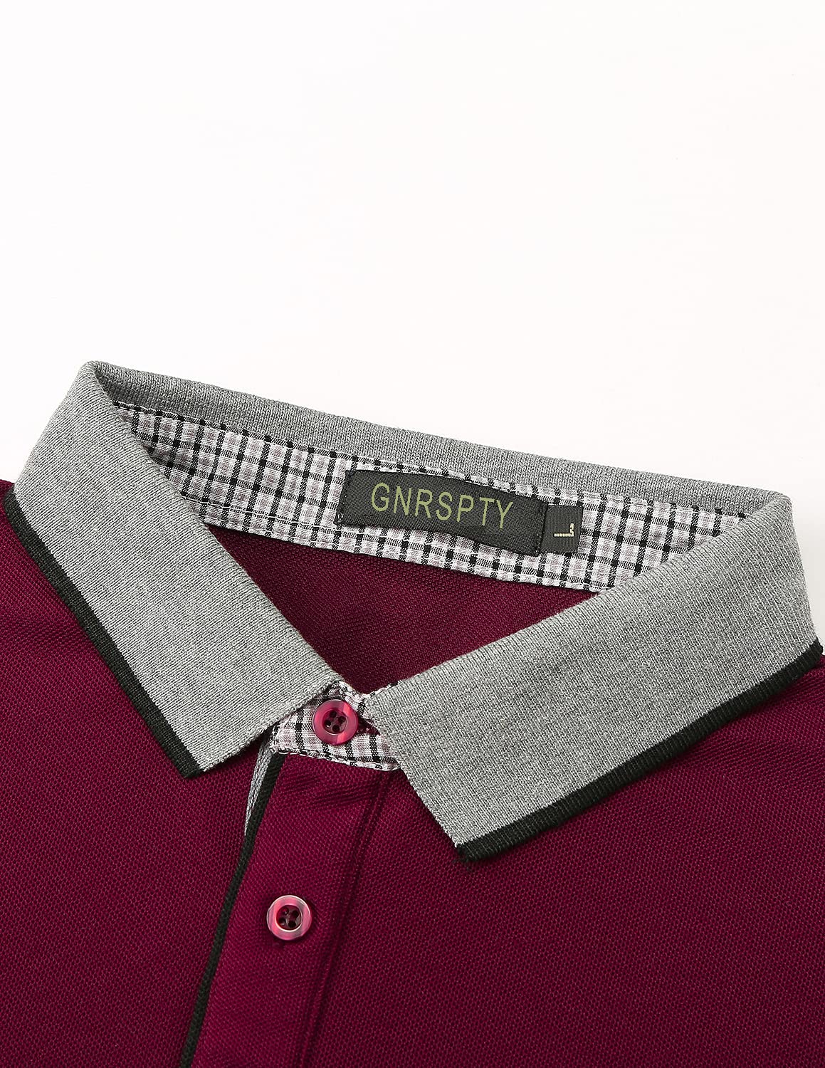 GNRSPTY Polo Manica Lunga Uomo Maglietta Denim Collare Maglia Elegante Cotone T-Shirt Golf Tennis Lavoro Camicia