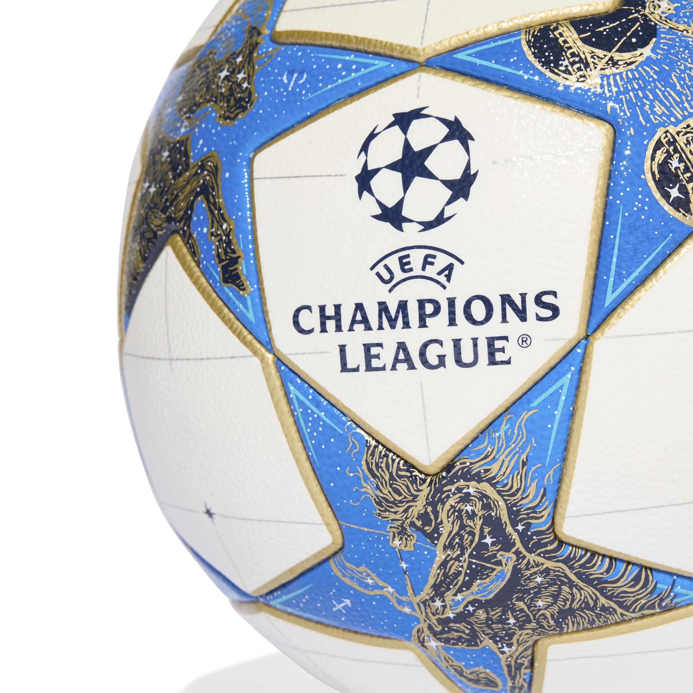 Adidas UEFA Champions League Competition FIFA Quality Pro Ball JP1541, Bianco, 5