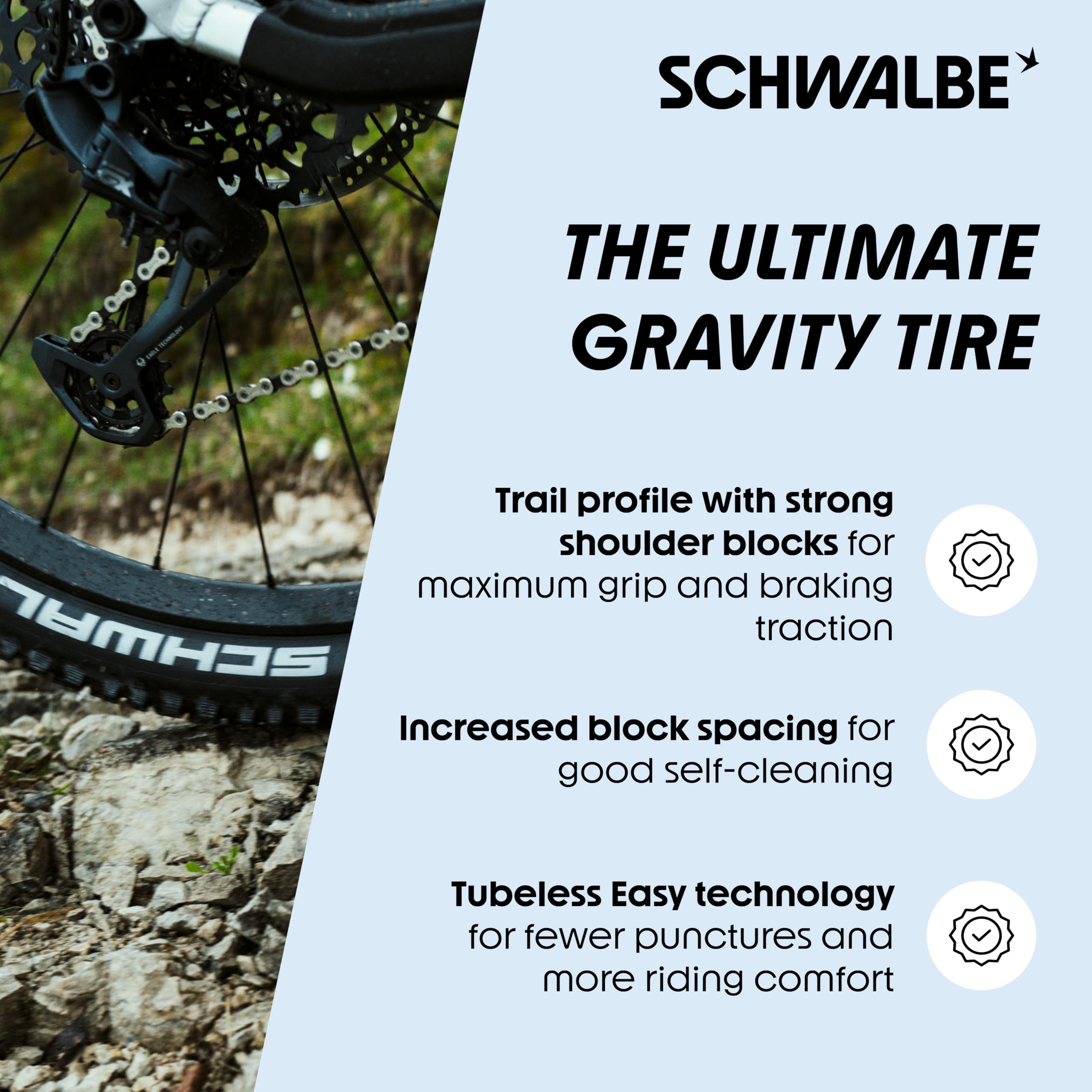 Schwalbe Nobby NIC Performance Folding Tyre 57-584 (27.5 x 2.25 inches)