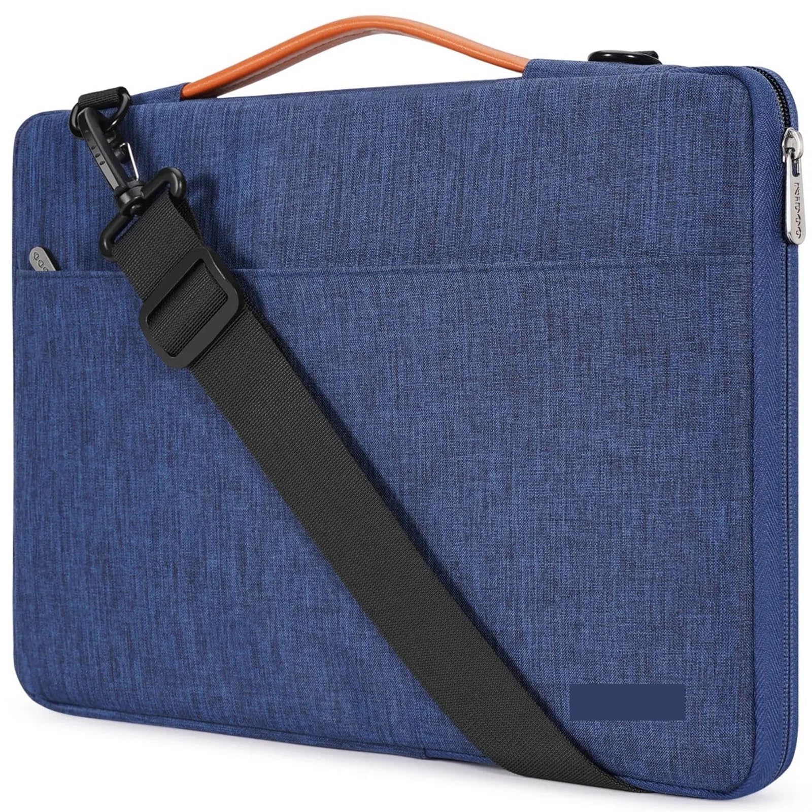 Sacoche étanche ordinateur portable 14 pouces bleu sac à main bandoulière