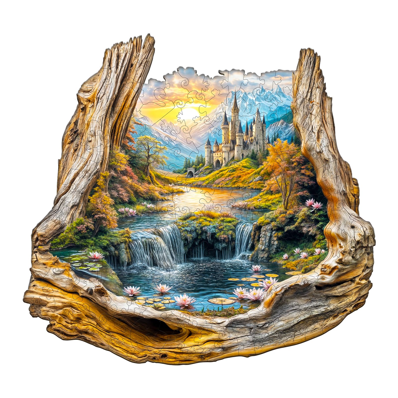 Puzzle de Madera para Adultos,Marco Encantado Rompecabezas de Madera, Rompecabezas de Partes de Animales, Puzzle de Adultos con Caja Wooden Puzzles (230 Piezas-L-34 * 30.9cm)
