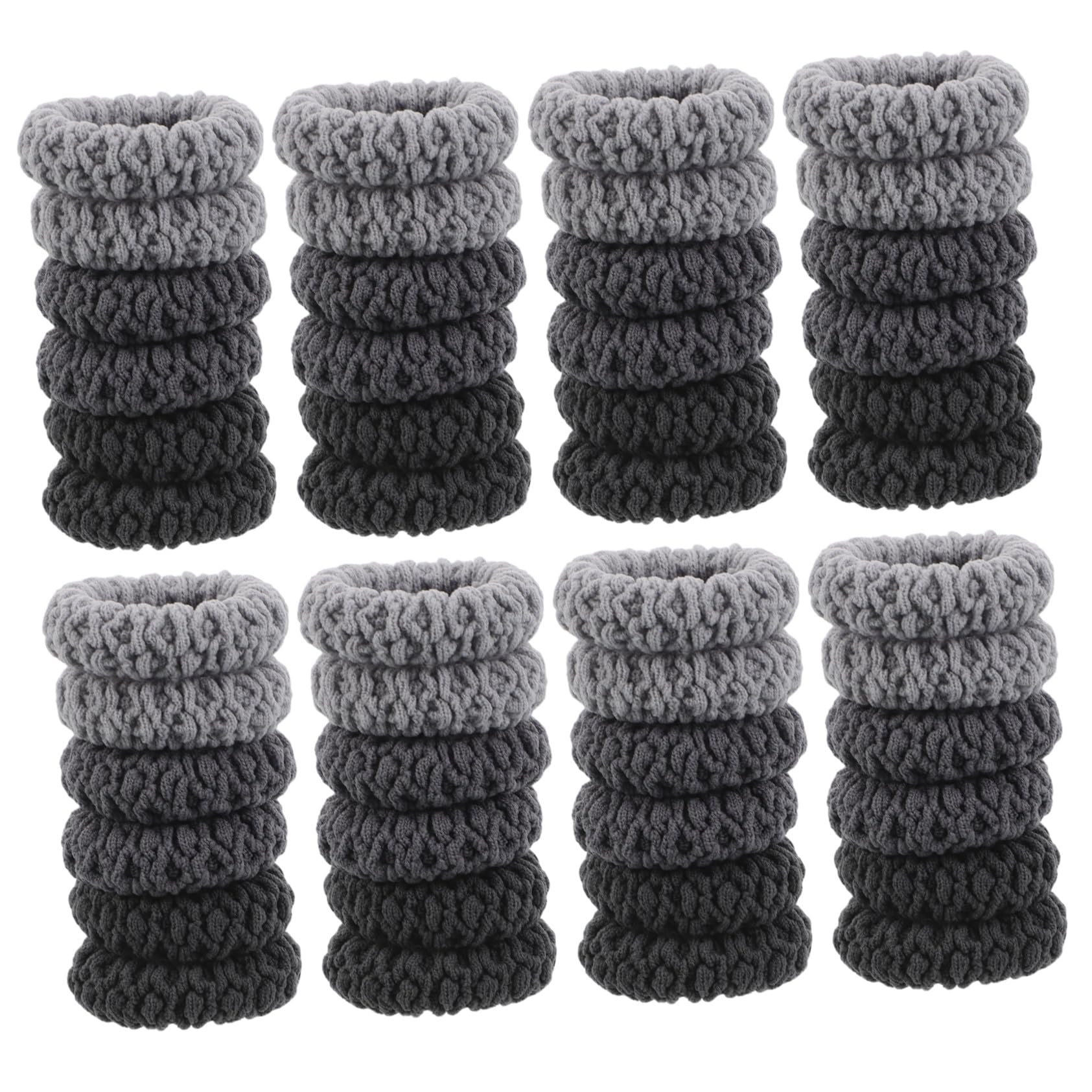 Coleteros Elásticos para Mujer de Alta Elasticidad, 60 Piezas