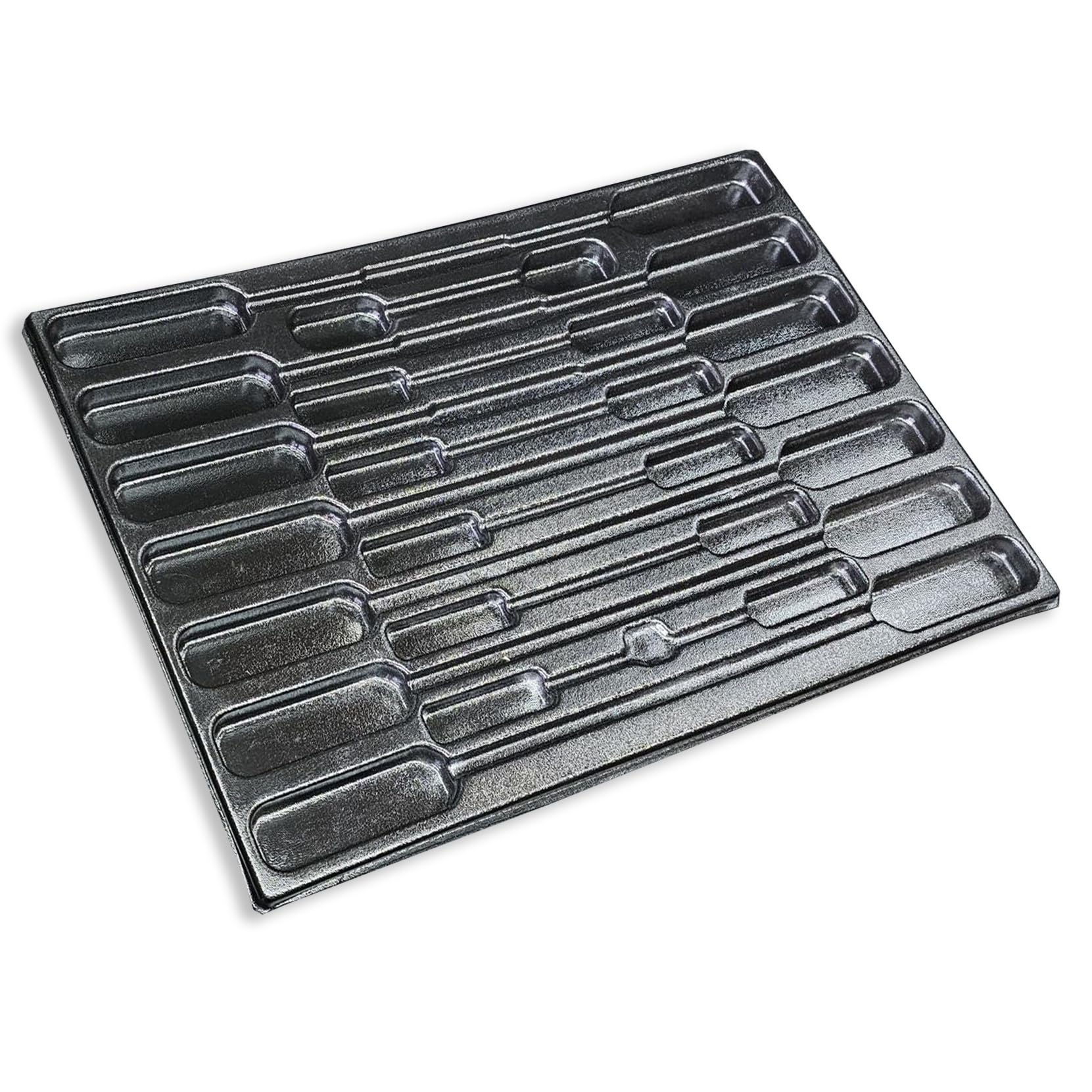 Protoco 3017 Screwdriver Tray Holds 26 Screwdrivers, 16-Inch x 22-Inch x 1/4-Inch,Black