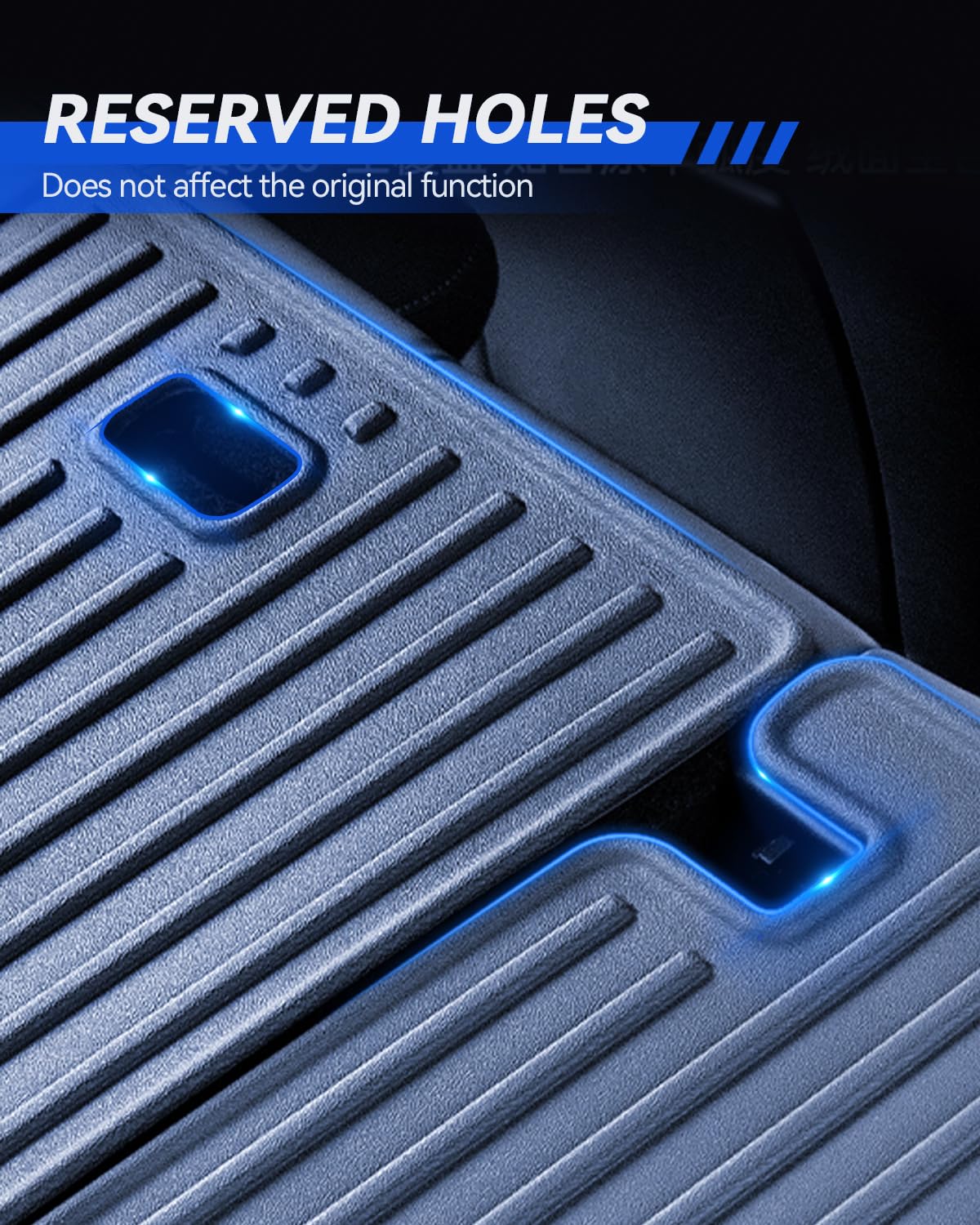 Zweite Sitzreihe Rückenbezug für Tesla Model 3 2024-2026 Allwetter TPE Sitzschutz Wasserdicht und rutschfest Rear Seat Cover Tesla Model 3 Highland Zubehör