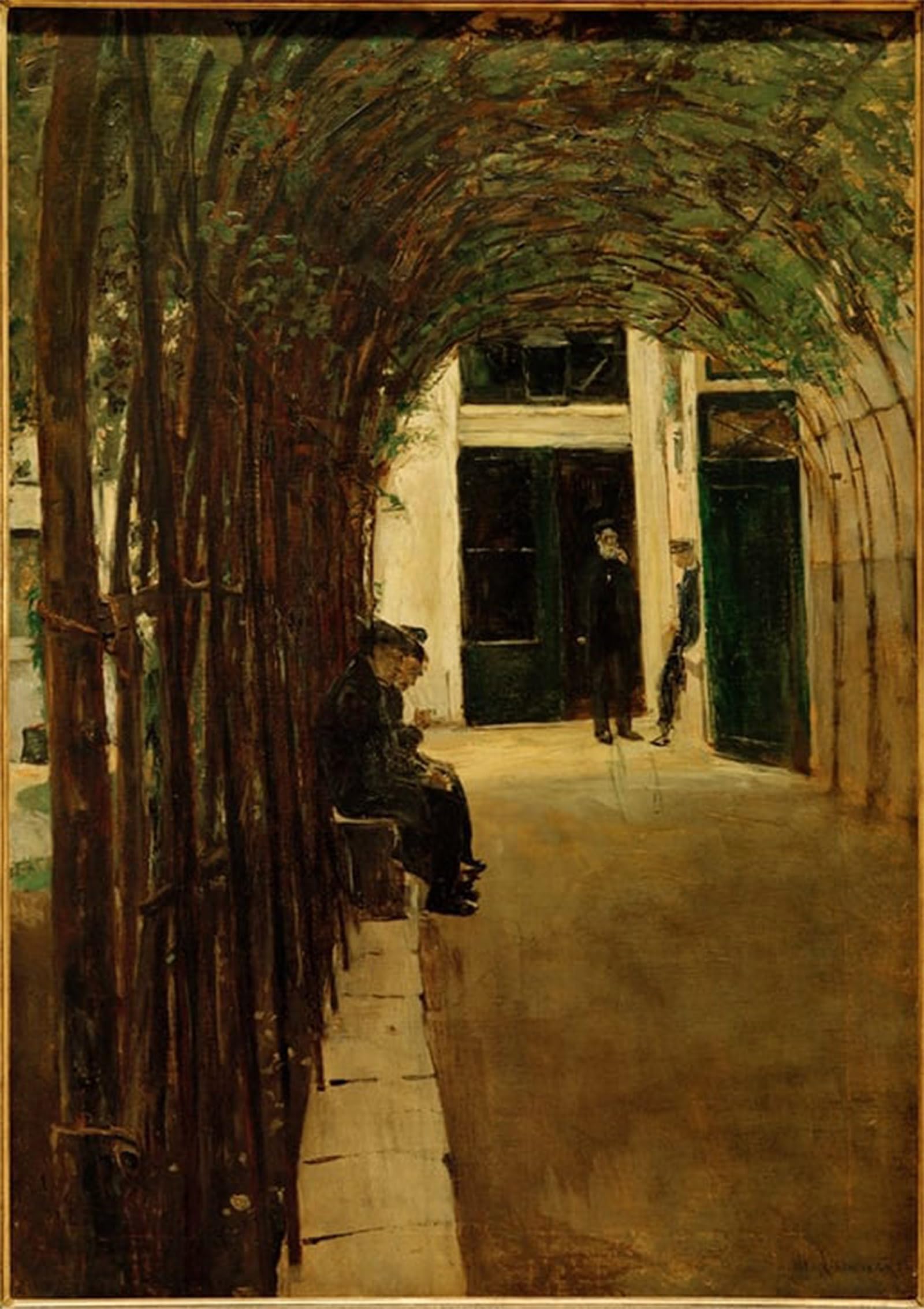 POSTERIIk Famous Print Pop Art Wall Art Graffiti Altmännerhaus in Amsterdam by Max Liebermann Art Prints for Home Decor 60x90cm