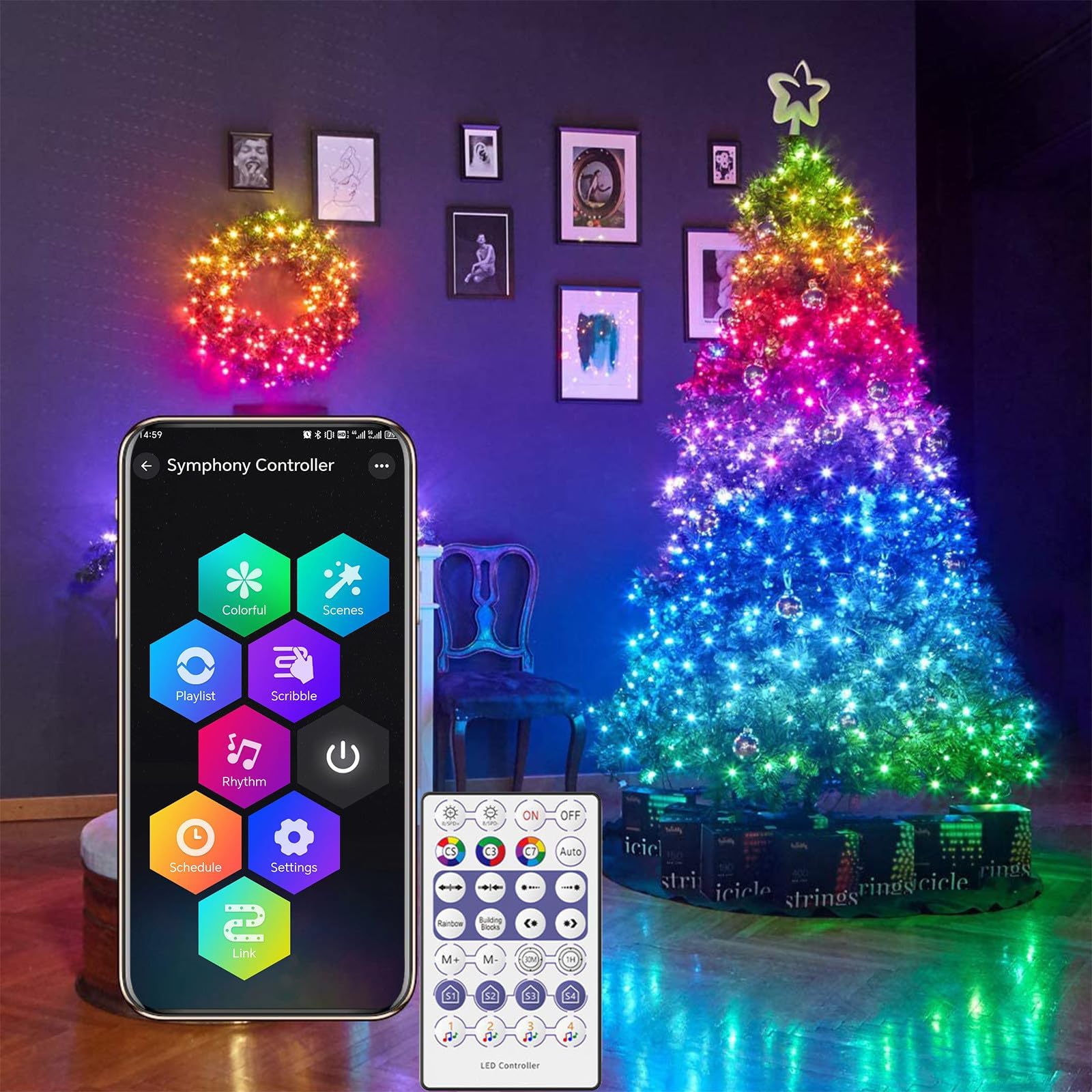 Synchronized led christmas trees Clearance