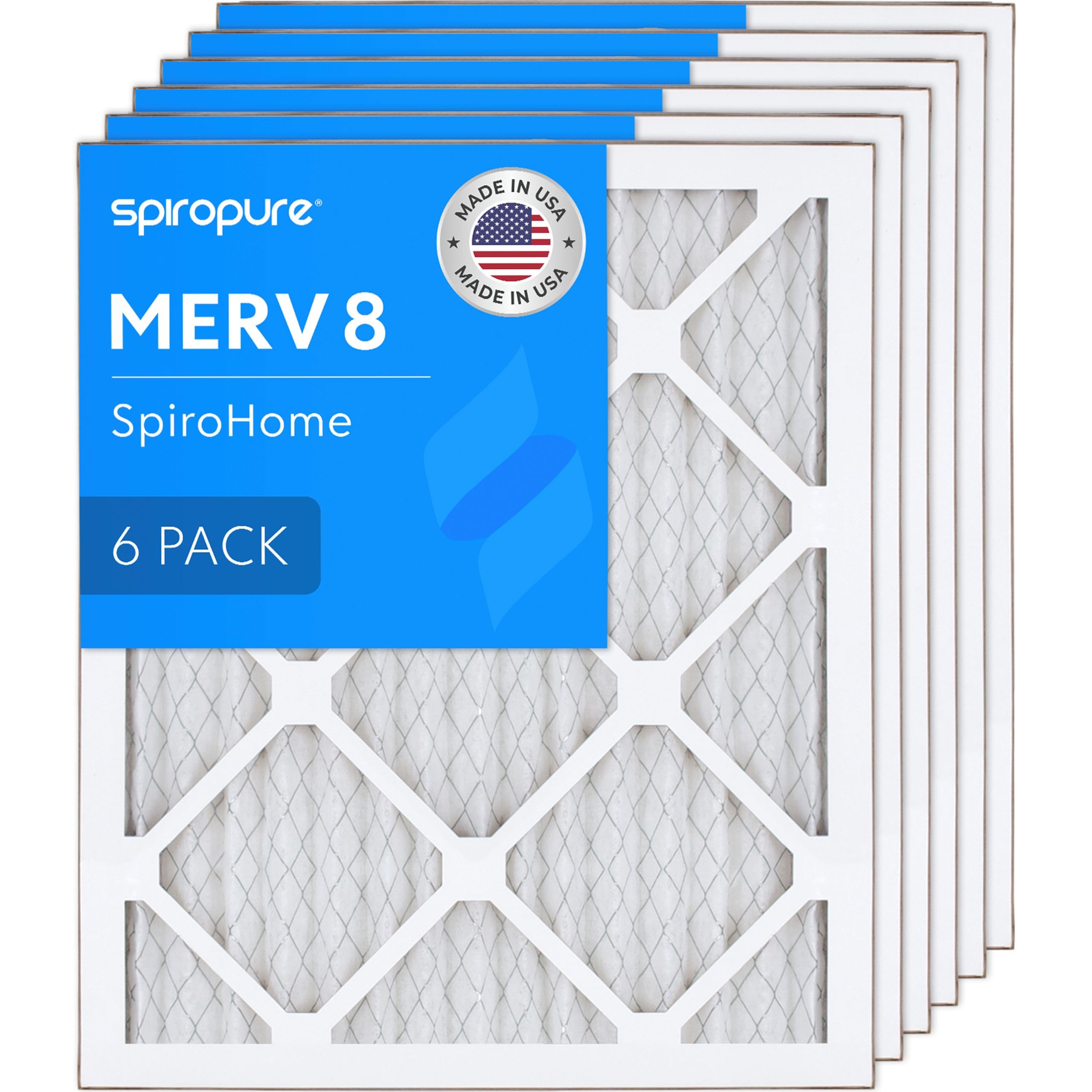 Amazon.com: SpiroPure 9x11x1 MERV 8 Pleated Filter Air Filters