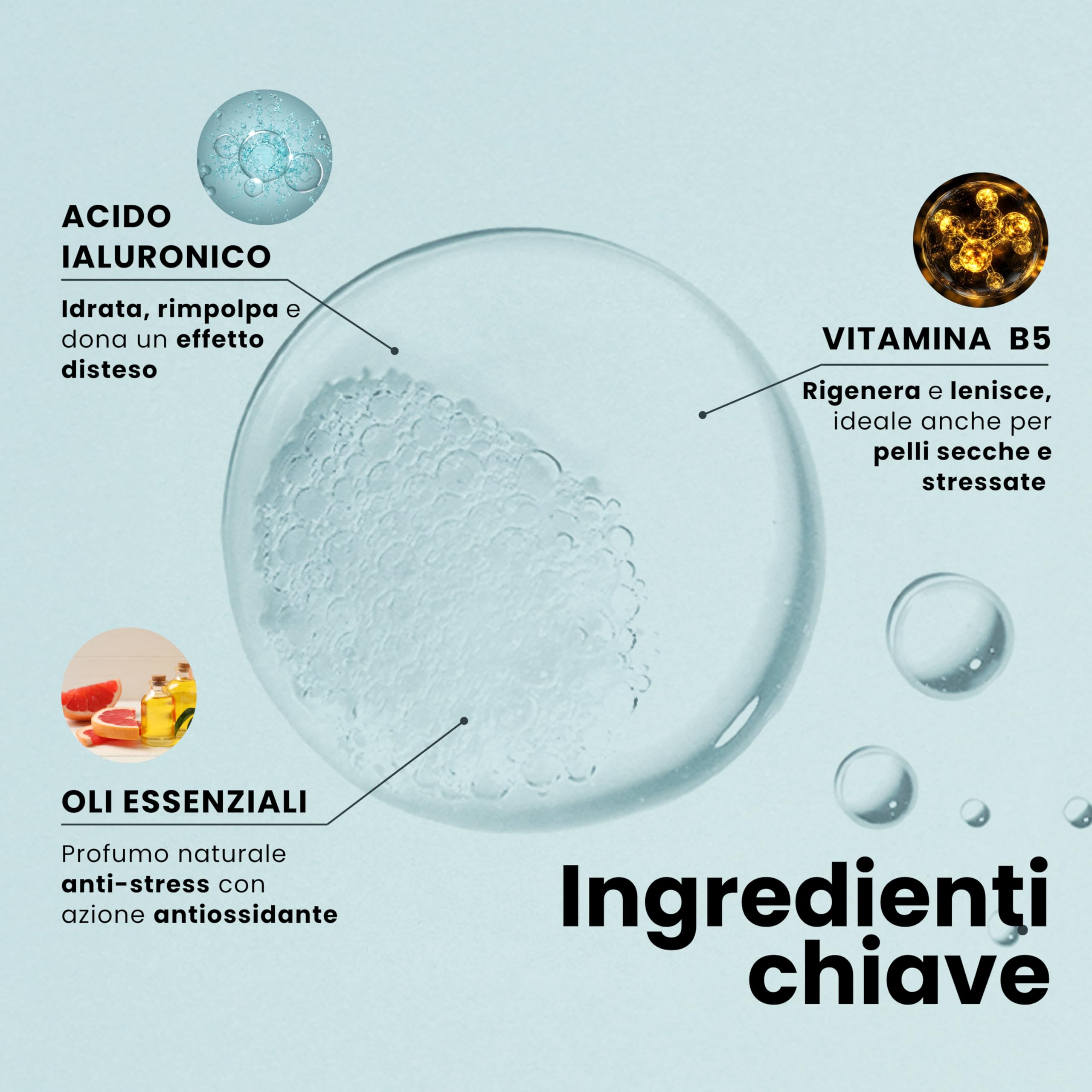 AQUA 2.0 | Acqua Micellare Densa | Struccante e Detergente | Rimuove il Trucco Delicatamente | Arricchita con Acido Ialuronico e Vitamina B5 | Adatta alle Pelli Sensibili