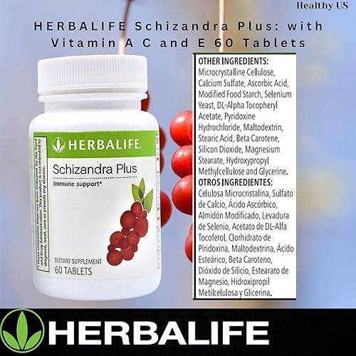 Miniatura 4 de Herbalife Schizandra Plus Herbalife con vitamina A C y E 60 tabletas