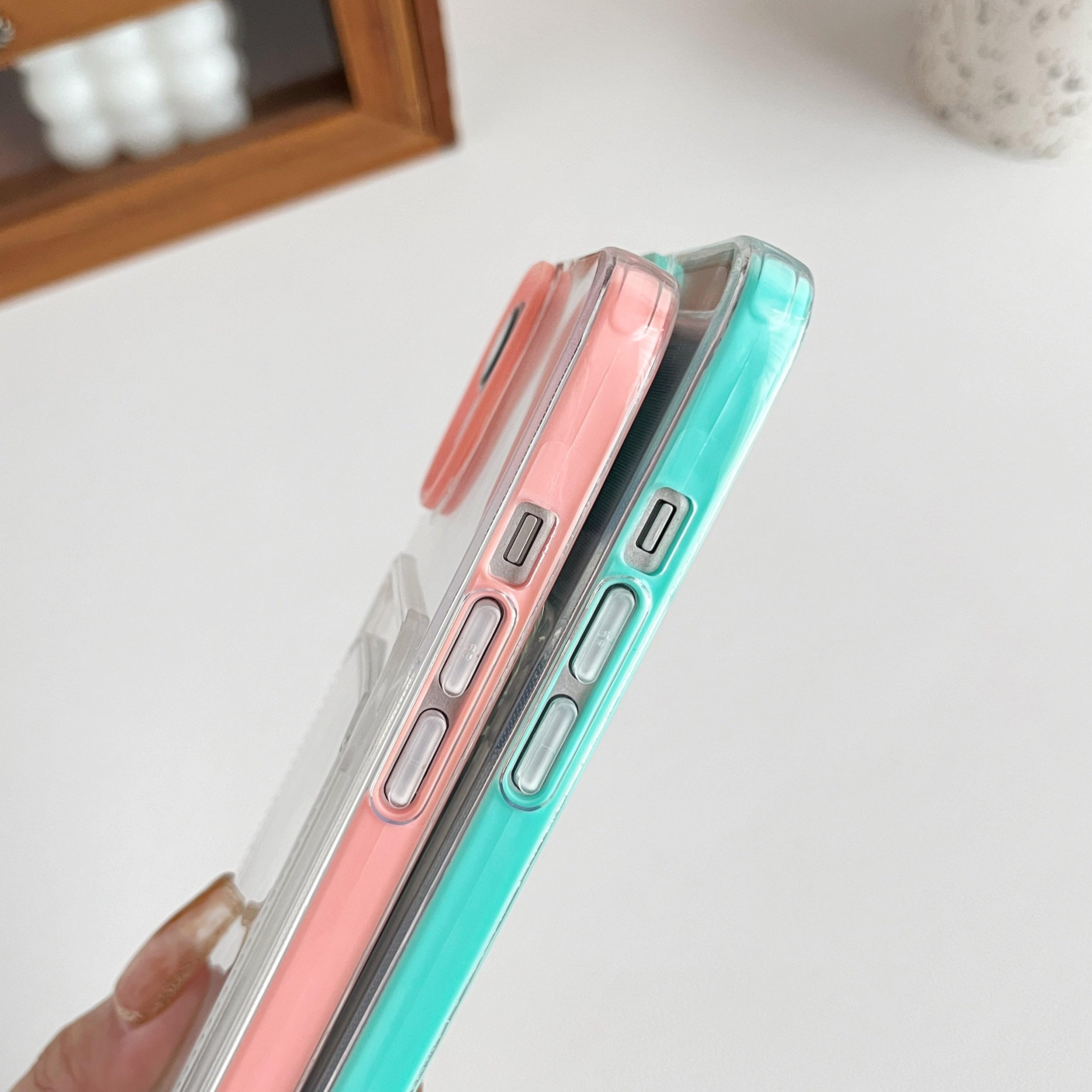 Caseative Custodia Morbida Per IPhone Con Portacarte – Colore Rosa, Antiurto E Antigraffio, Compatibile Con Ricarica Wireless