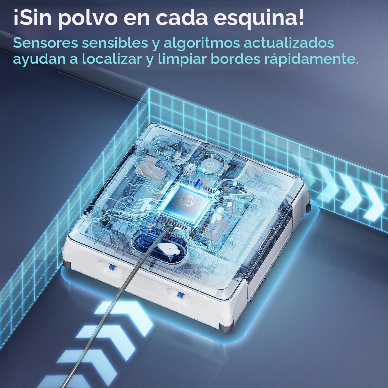 Robot limpiacristales HUTT A1 150 ml Blanco