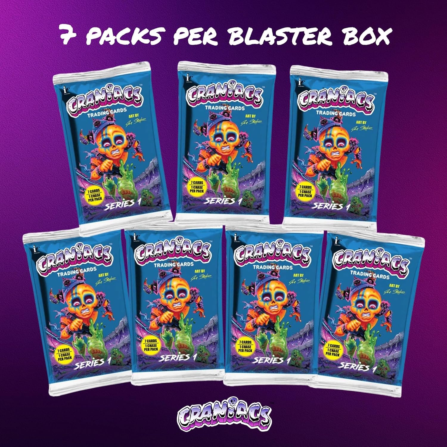 Trading Cards Series One Blaster Box | 7 Packs Per Box