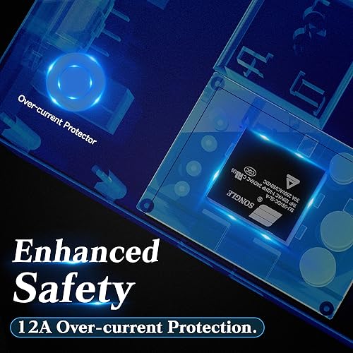 Miniatura 2 de FoxAlien Interruptor de relé del módulo de relé para máquinas enrutadoras CNC, enrutadores y colector de polvo con control sincrónico (enchufes y