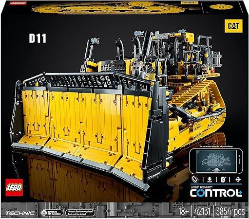 LEGO 42131 Technic Bulldozer D11 Cat Interactive Remote Control ...