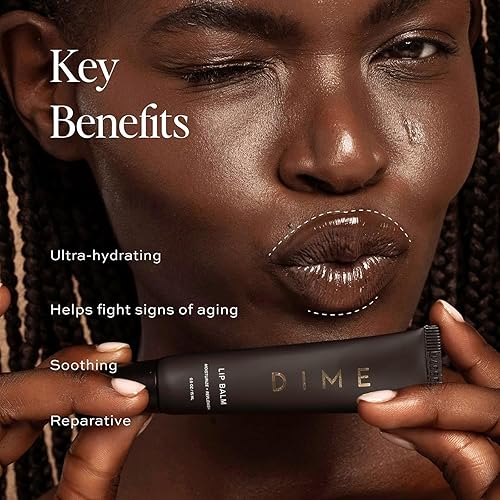 Miniatura 3 de DIME Beauty - Bálsamo labial hidratante y brillante, vegano y libre de crueldad, cuidado labial antienvejecimiento, 0.5 oz / 0.5 fl oz