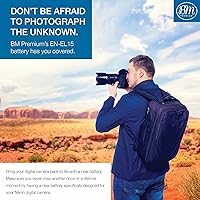 Vista 6 de BM Premium Kit de agarre de batería para cámaras Z5, Z6, Z6 II, Z7, Z7 II - Reemplazo de agarre de batería MB-N10