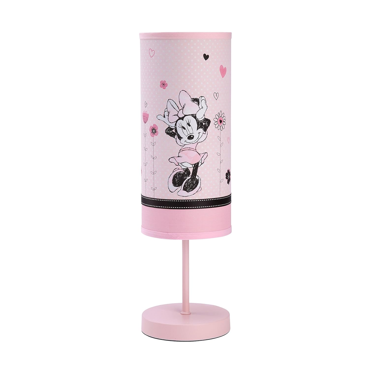 Disney Minnie Mouse Hello Lamp & Shade, Pink