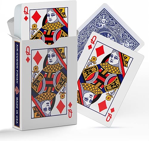 Rock Ridge Cubierta de fuerza unidireccional para trucos de magia, reina azul de diamantes