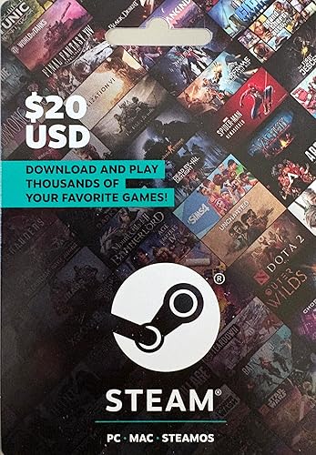 Valve - Steam Wallet Prepaid Card ($20)