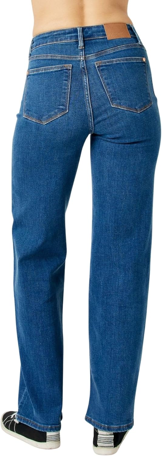 Judy Blue Women's High Waist Vintage Wide Jeans