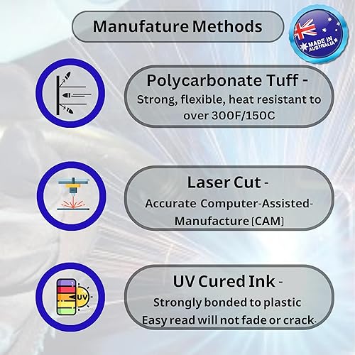 Miniatura 7 de CLPA Ala de afrontamiento de 2 pulgadas una plantilla de policarbonato transparente todo en uno para marcar tubos de 2 pulgadas (ID) en ángulos de