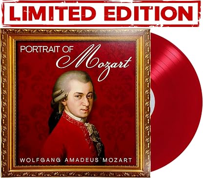 Portrait of Mozart – Limited Red Vinyl Edition [180g LP | Collector’s Classical Album] por Wolfgang Amadeus Mozart, capa do álbum
