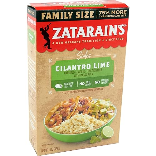 Zatarains Arroz de lima cilantro tamaño familiar 15 onzas