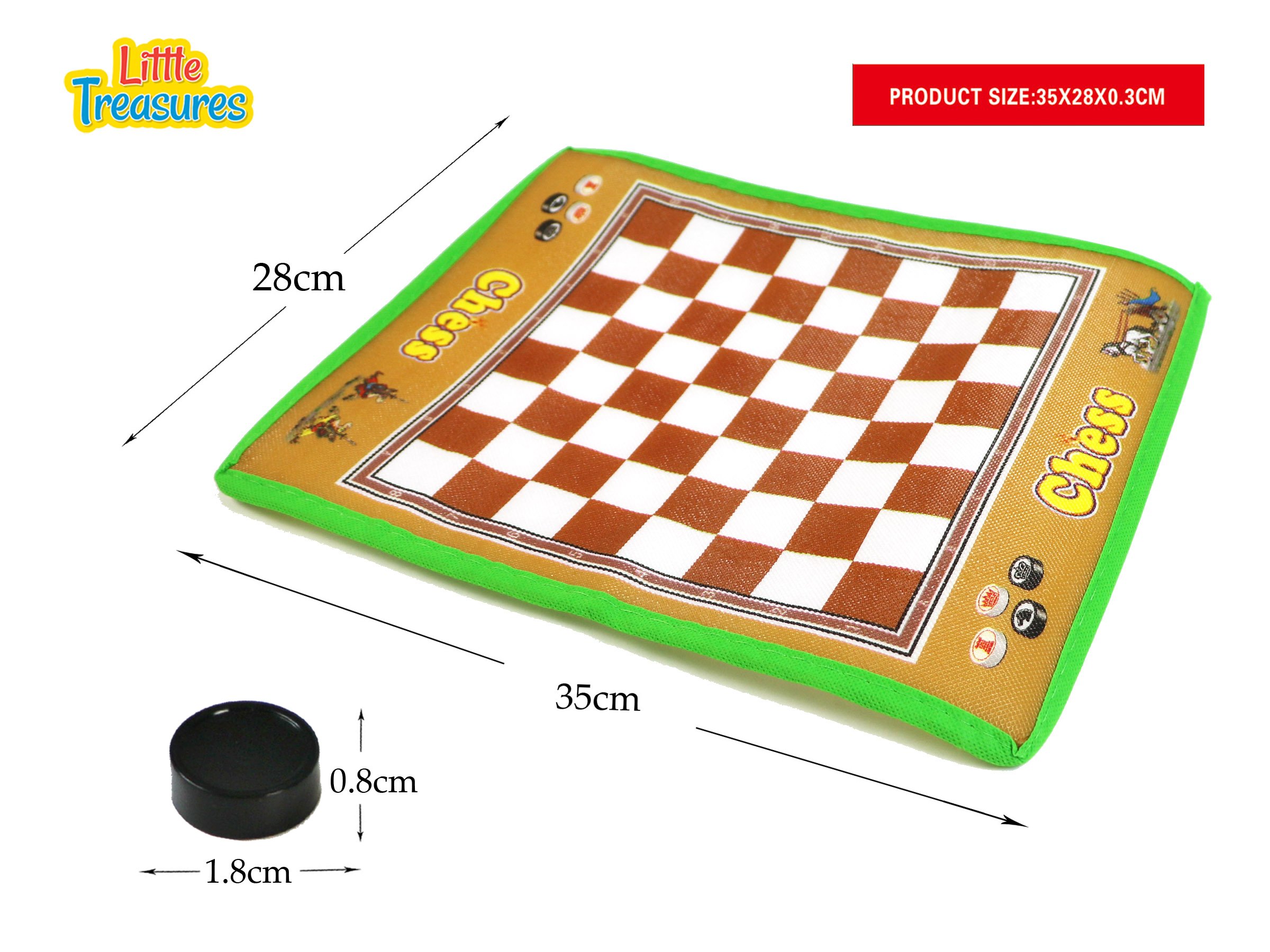 Match wits Against Your Opponents in The Classic Board Games of Chess and Checkers- Giant Board Game for preschoolers Learning