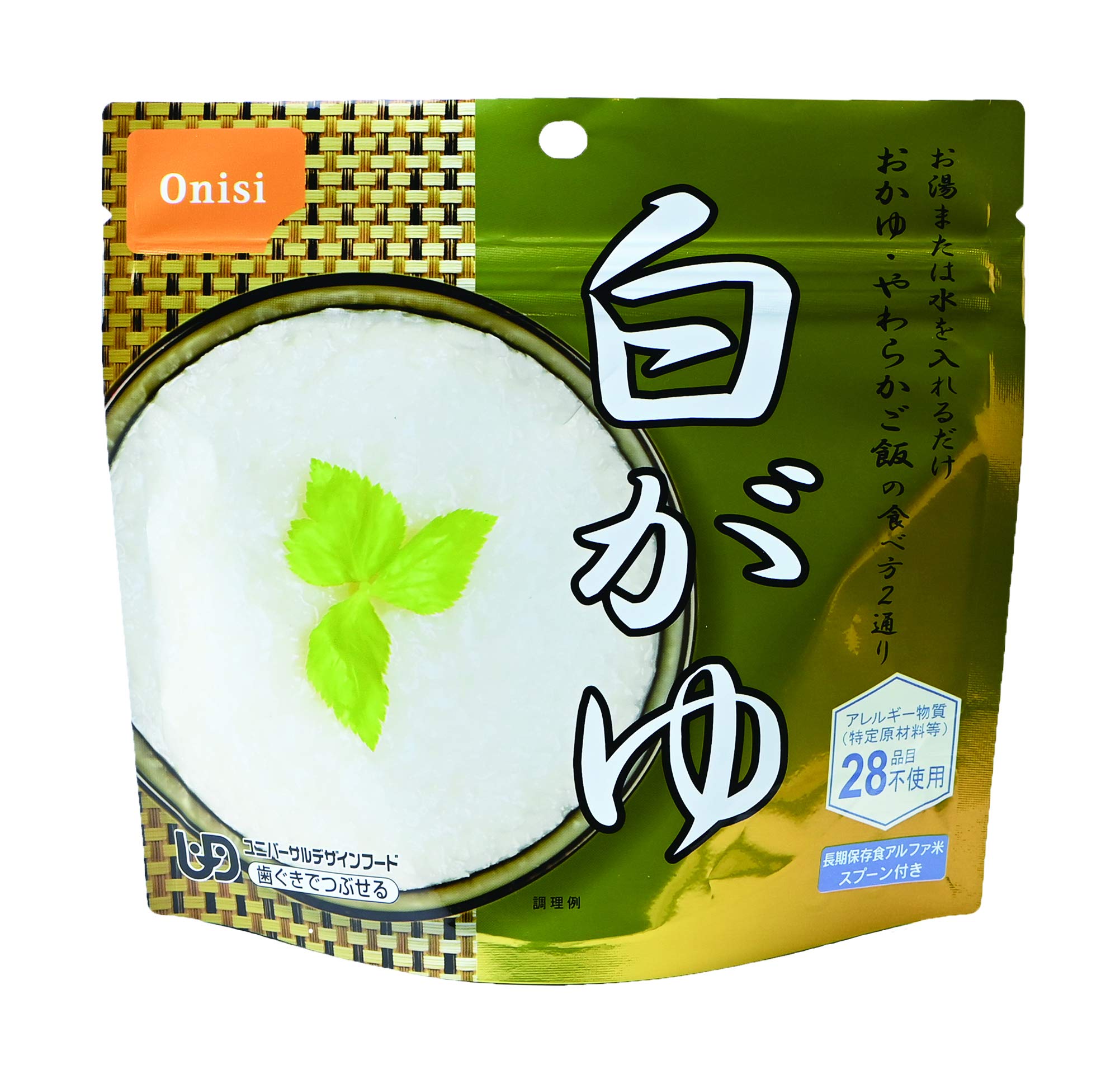 尾西食品 白がゆ 50個2箱計100個 新品未開封品 Amazon | 尾西食品 アルファ米 白がゆ 42g×50袋 非常食 保存食 長期