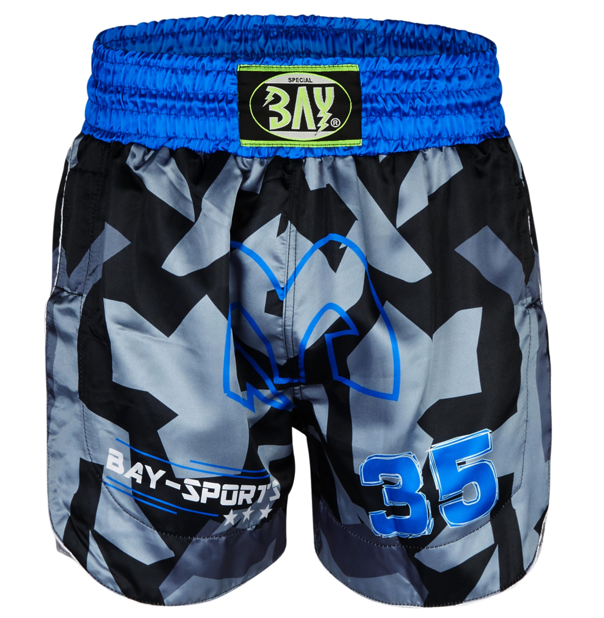 BAY Square Camoflage Thaiboxhose Muay Thai Hose Thaiboxhose Thaiboxshort Hose Short Thaiboxen Muay Thai Satin Kickboxhose kurz