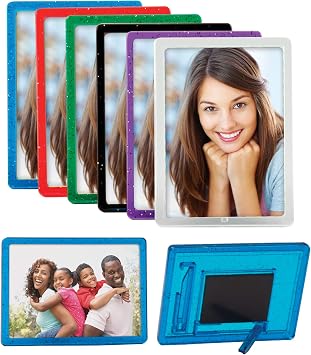 Snapins 2x2.875 Clear Photo Magnet with Easel Picture Frame - Pack of 50