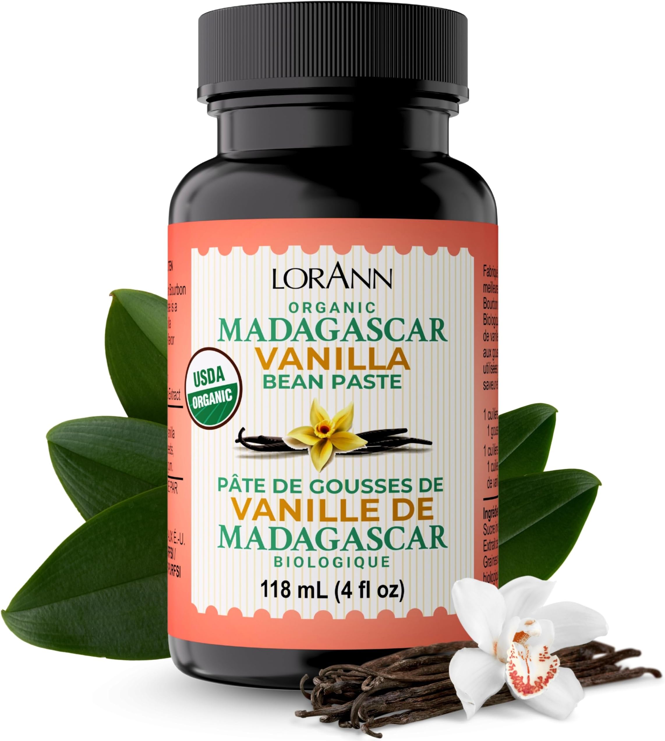 LorAnn Oils Madagascar Vanilla Bean Paste, 4 fl. oz.