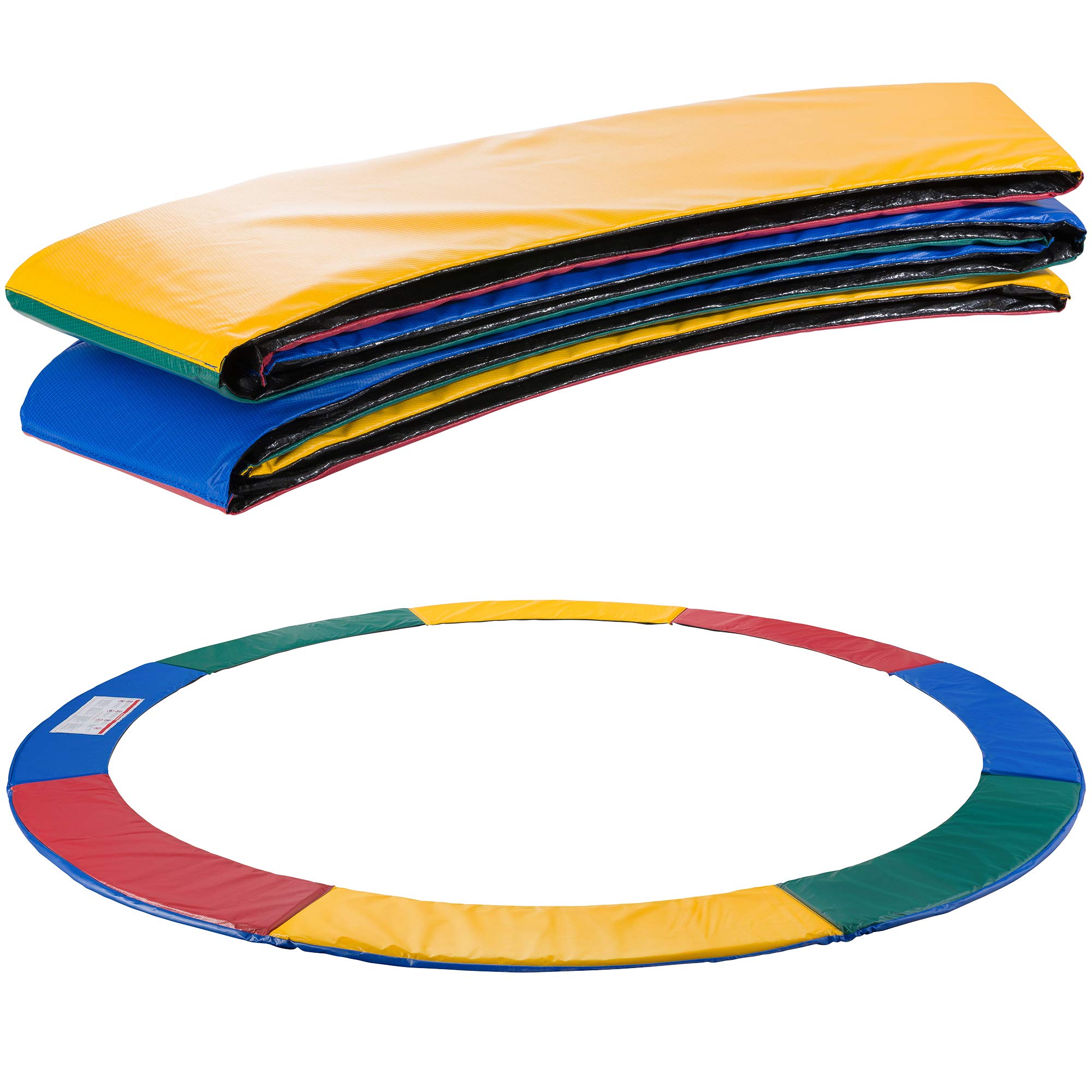Arebos Trampolin Randabdeckung Federschutz Ø 305 cm | Trampolin Randschutz | Trampolinzubehör aus PVC und PE | Reißfest | Federabdeckung 100% UV-beständig & wasserabweisend | Bunt