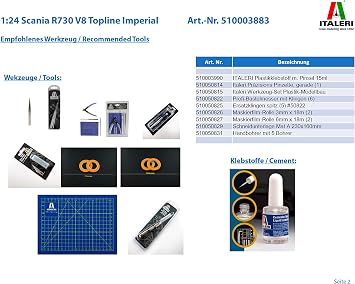 Italeri Scania R730 V8 Imperial Kit ( 553883 )