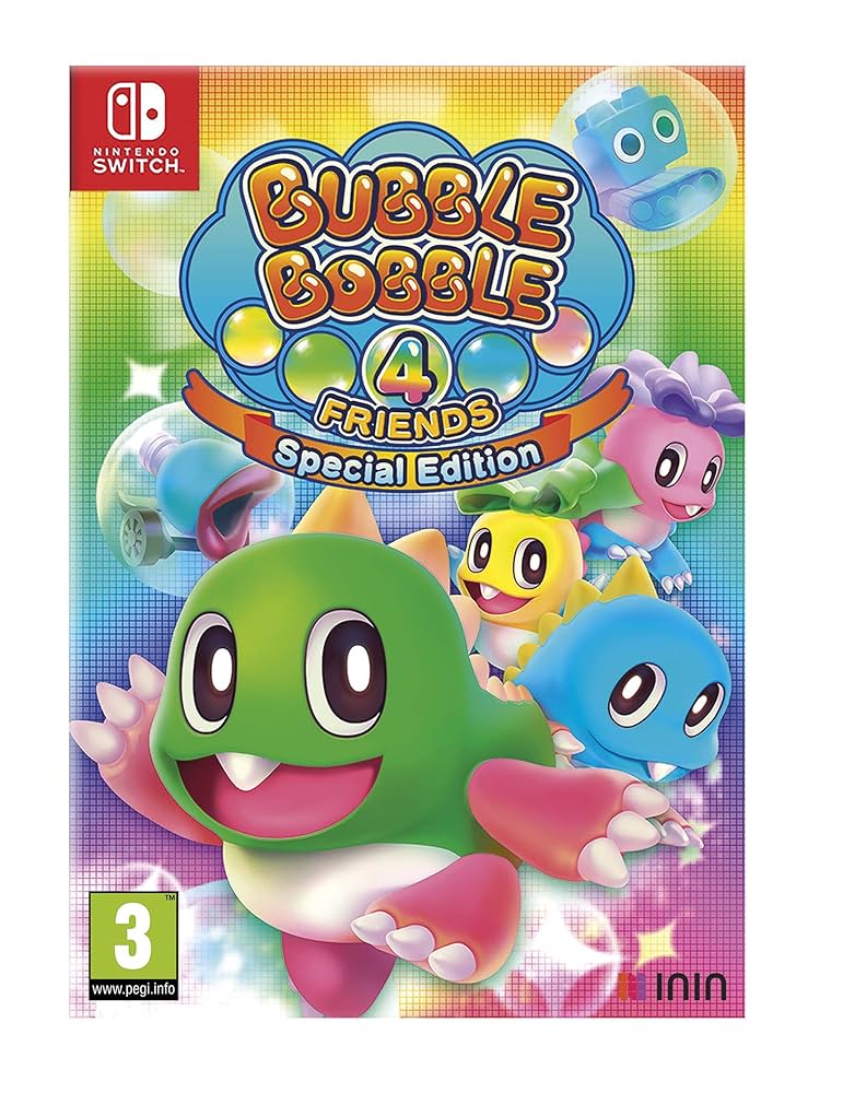 初回限定盤 BUBBLE BOBBLE 4 FRIENDS Switch Bubble Bobble 4 Friends: The Baron is Back! for Nintendo