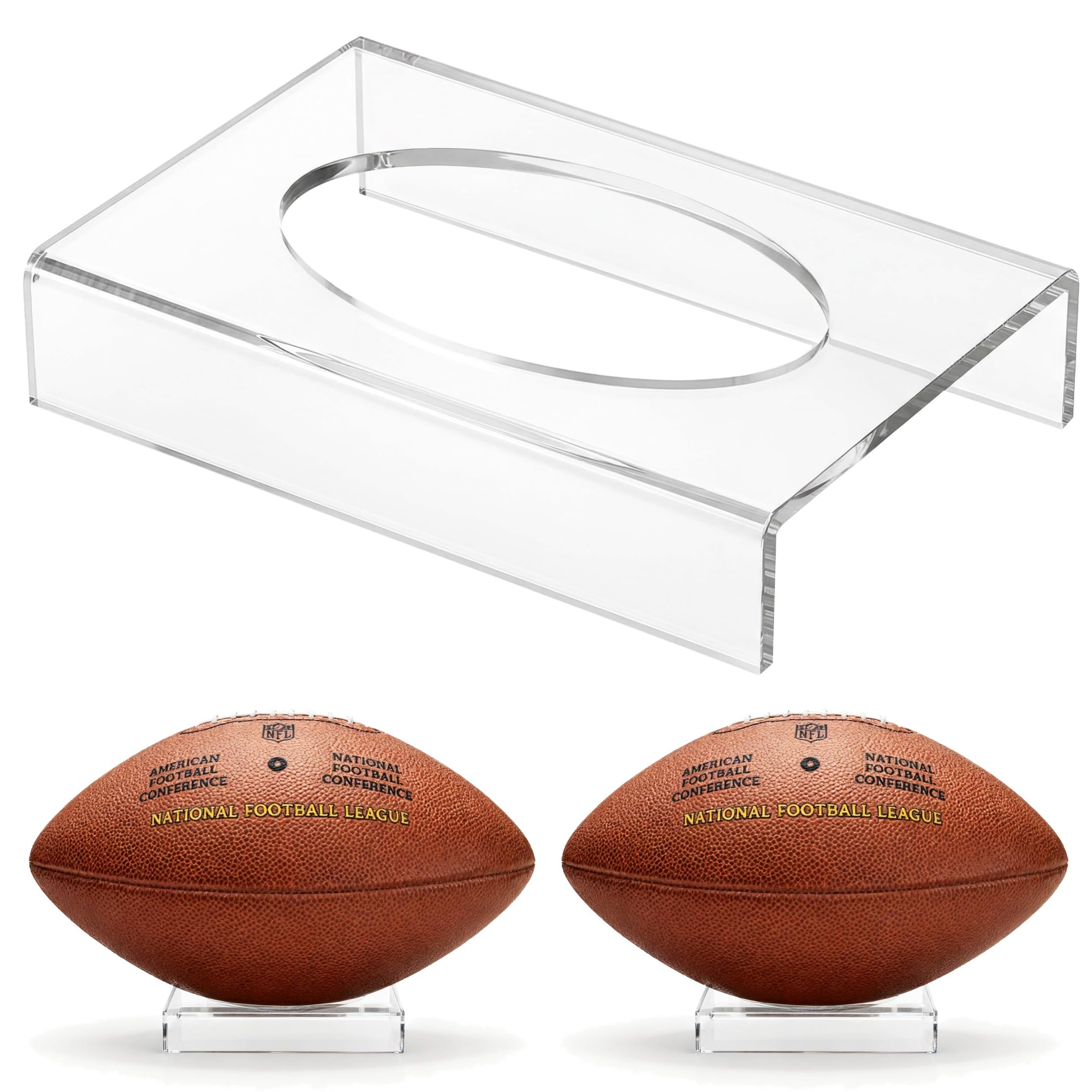 Happyseason 2-Pack Football Display Stand