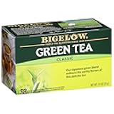 Bigelow Tea Classic Green Tea, Caffeinated Tea, 20 Count Box (Pack of 6), 120 Total Tea Bags
