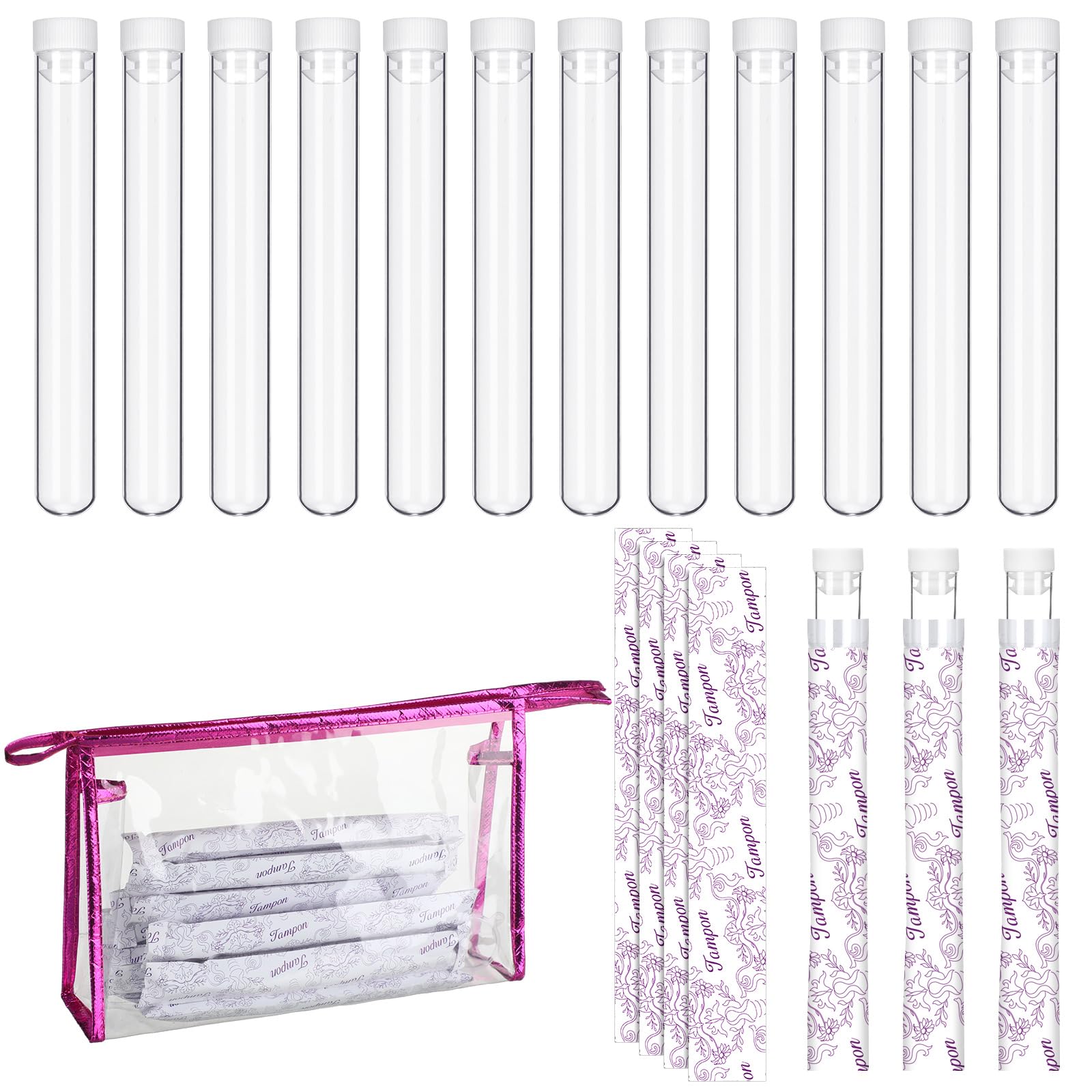 Foldtier 39 Pcs Plastic Travel Tubes for Women, Fresh Style