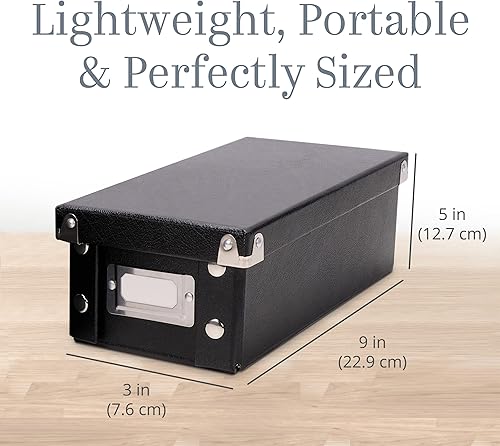 Miniatura 6 de Caja archivadora para fichas Snap-N-Store, color negro, Negro